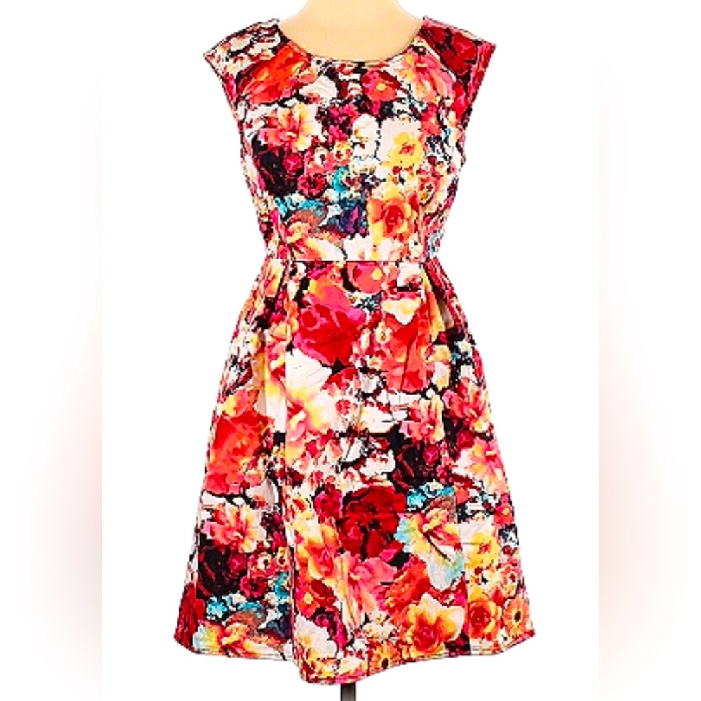 Liz Claiborne Floral Dress. Size 14